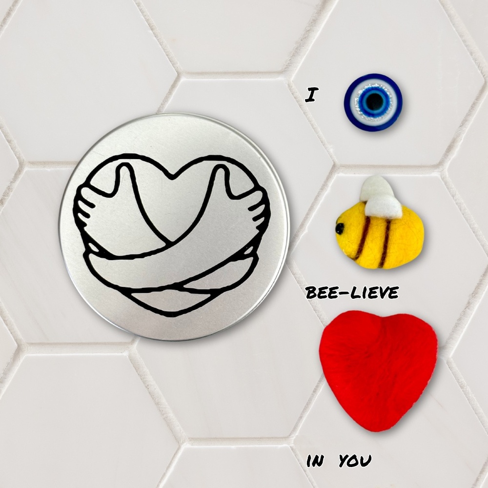 Feel Good Pick Me Up gift I believe in you charms